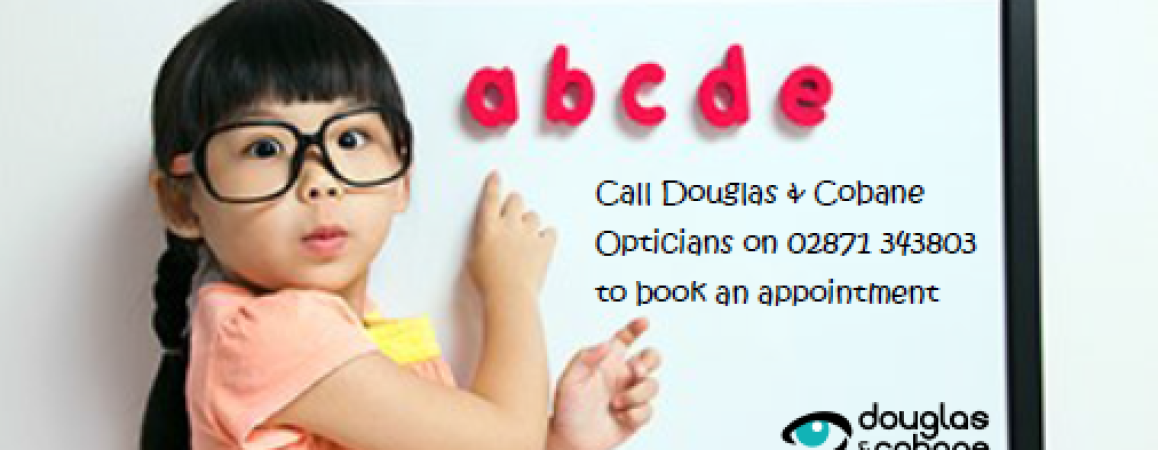 Back to school eye tests for children