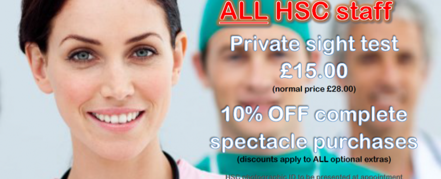 Optical discount for all HSC staff